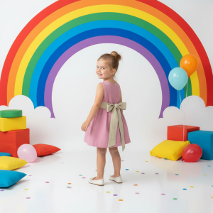 VESTIDO LAÇO - ROSA