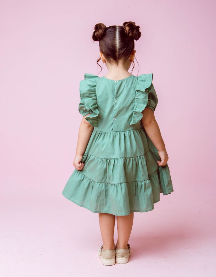 VESTIDO HELEN - VERDE ACERO - Imagem 2