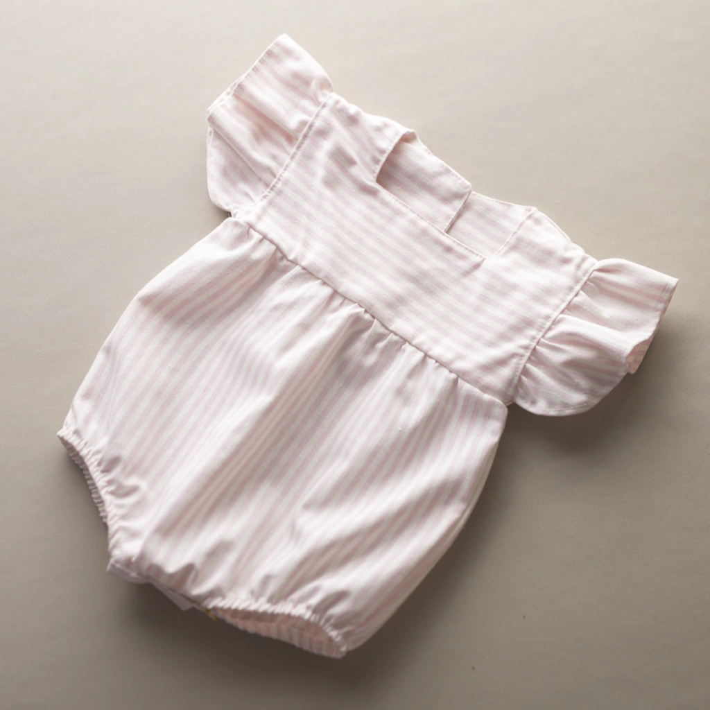 ROMPER MARIA - LISTRADO ROSA - Imagem 2